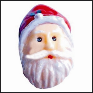 0786 – Rosto Papai Noel M. 3,8cm x 3,2cm(25)