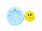 B63- Molde de silicone cod. 0081 – Solzinho 2 – 2,5cm x 2,5cm(20)