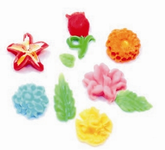 B54/1038 – Flores Diversas – 2cm x 1cm(24)